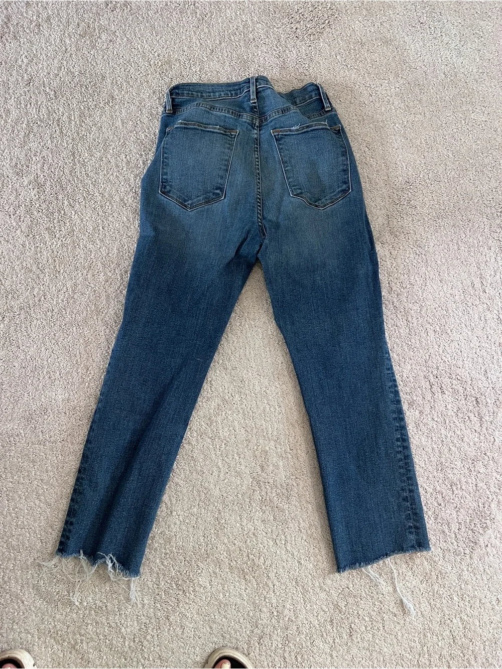 FRAME Denim Dark Blue Le High Straight Women’s Jeans - Picture 3 of 3
